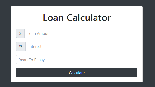 an image of a loan calculator